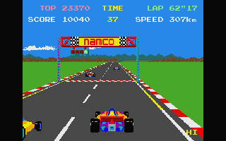 Pole Position atari screenshot